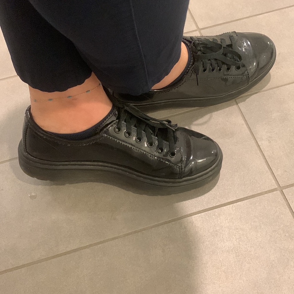 Dr Martens Spin Black Patent Sneakers - Picture 7 of 8